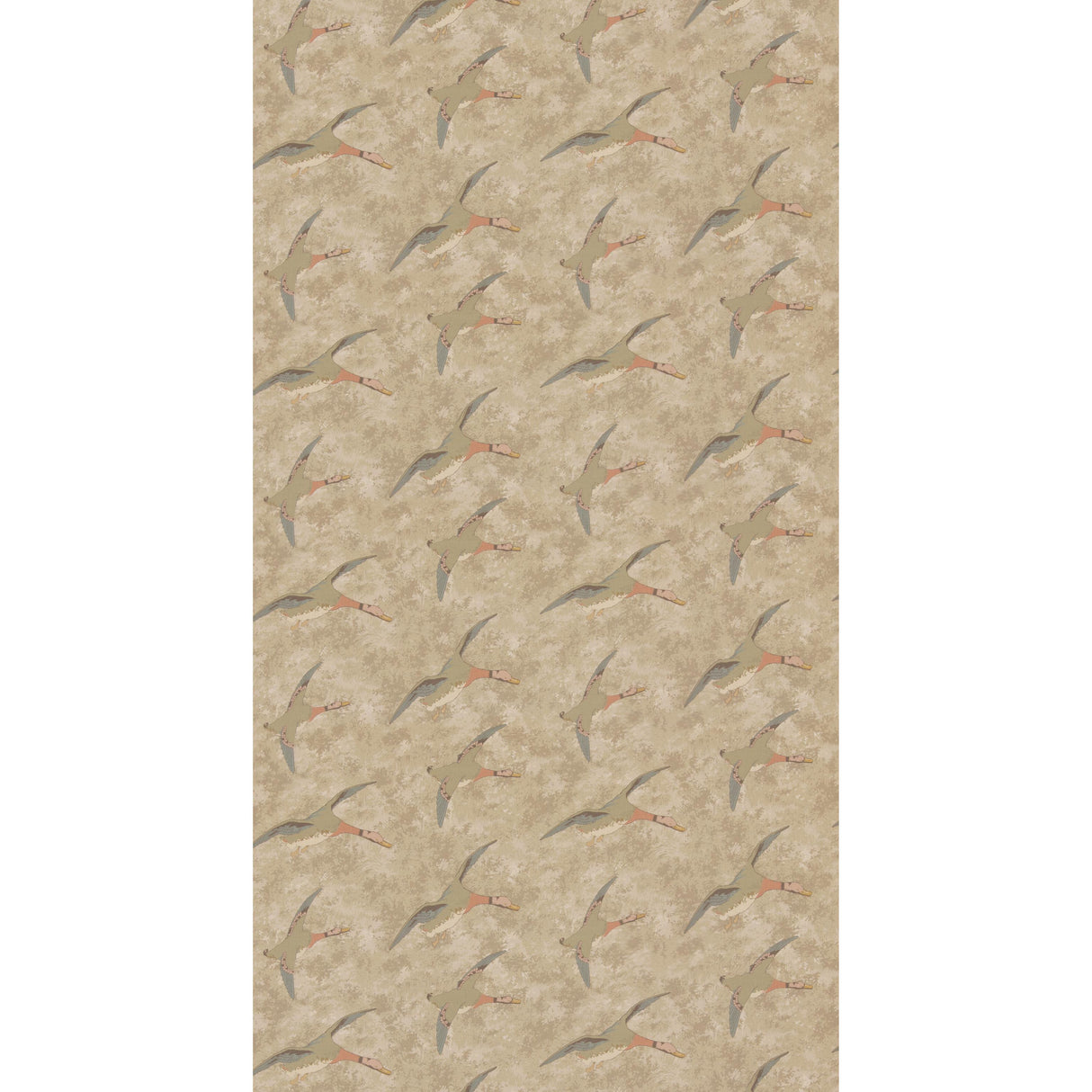 Mulberry FOREST DUCKS PARCHMENT Fabric
