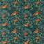Mulberry FOREST DUCKS VELVET TEAL Fabric