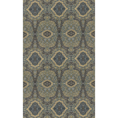 Mulberry WOODLAND PAISLEY INDIGO Fabric