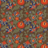 Mulberry GORTON RED/TEAL Drapery Fabric