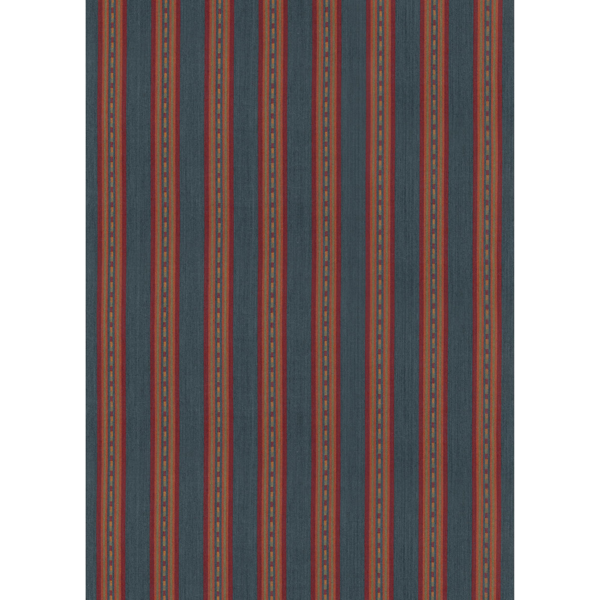 Mulberry COUNTRY STRIPE TEAL Fabric