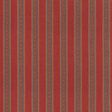 Mulberry COUNTRY STRIPE RED Fabric