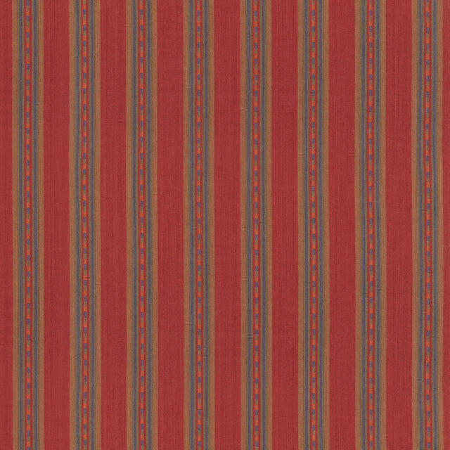 Mulberry COUNTRY STRIPE RED Fabric
