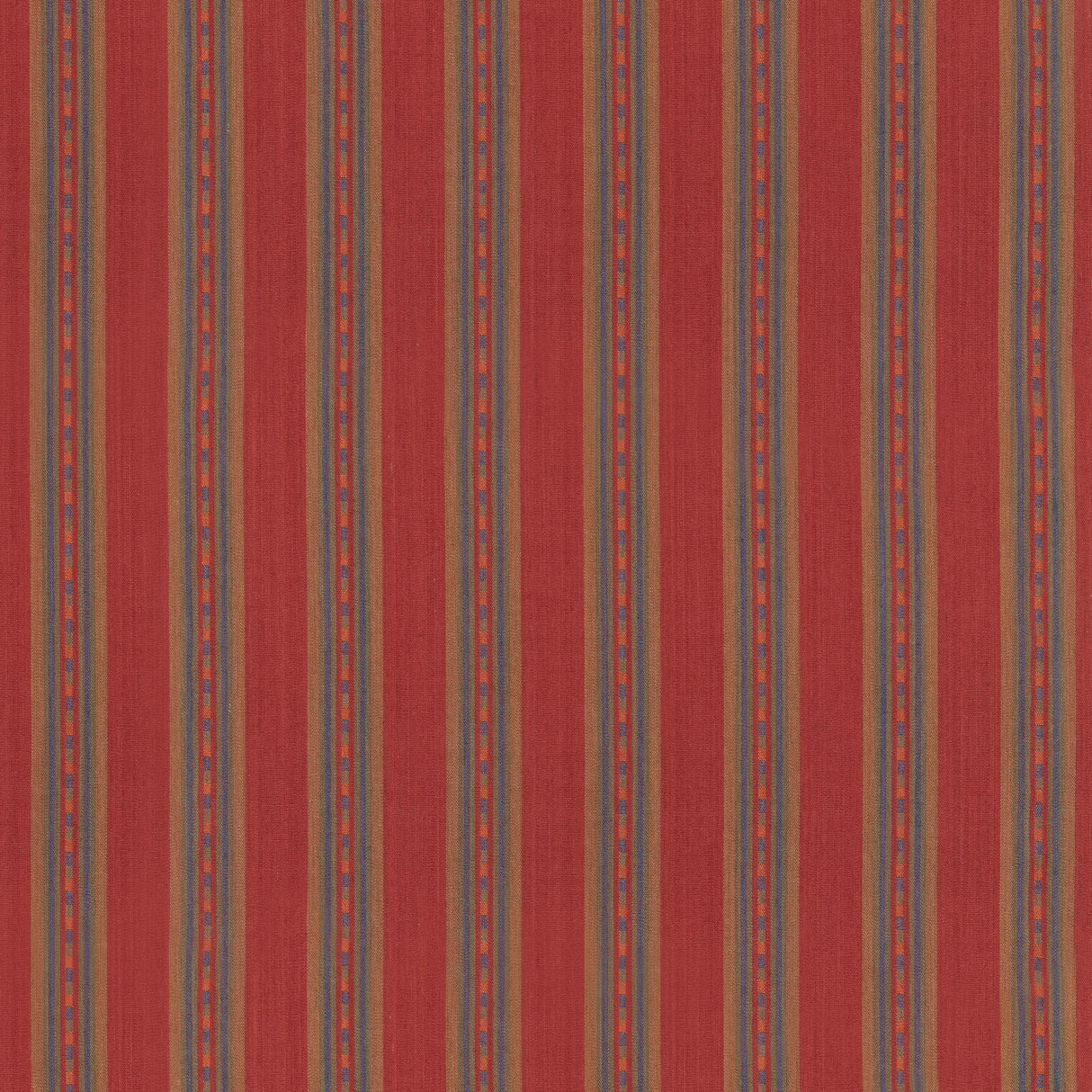 Mulberry COUNTRY STRIPE RED Fabric