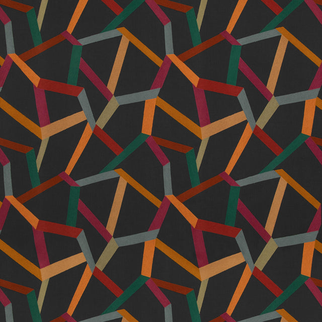 Mulberry BELTANE MIDNIGHT BLUE Fabric