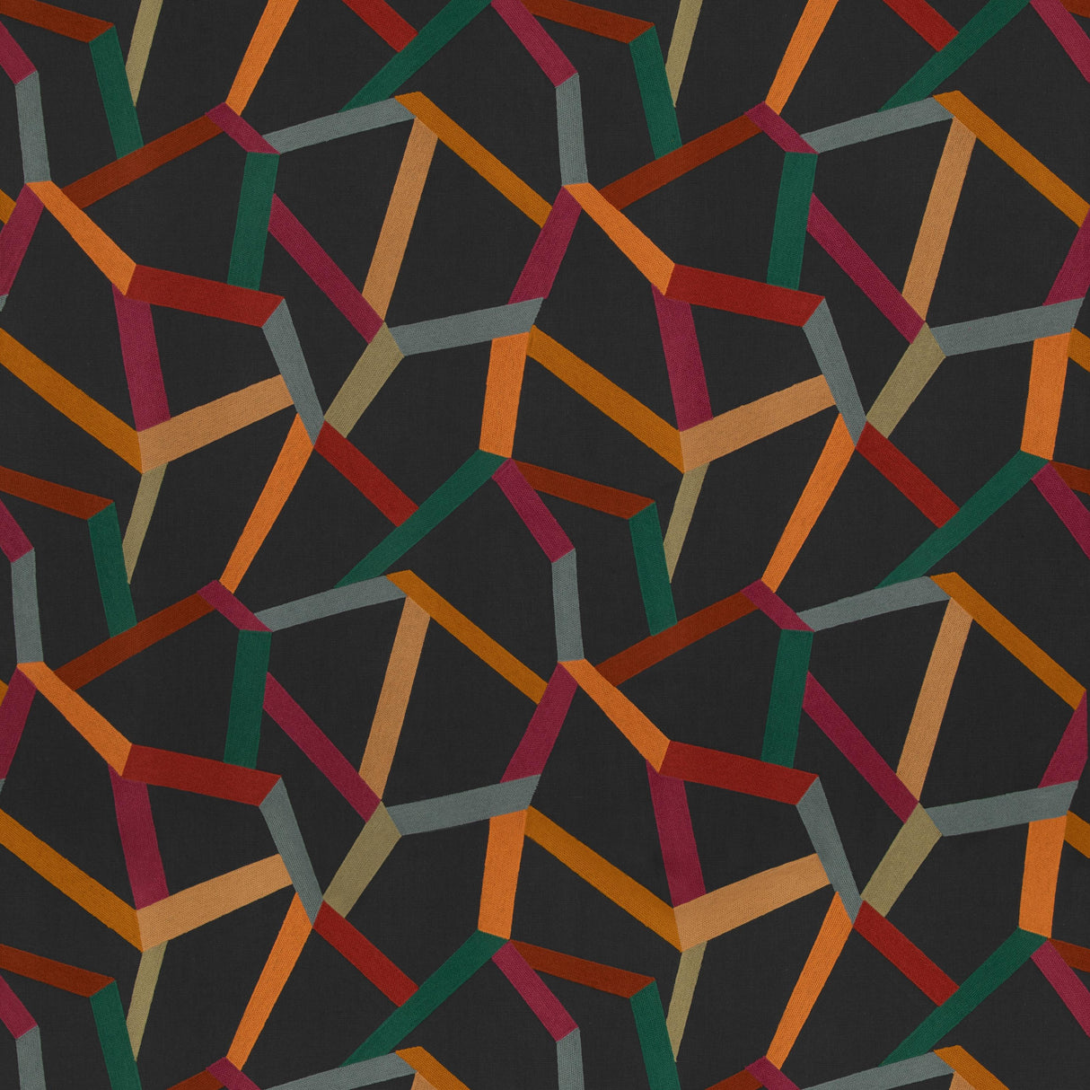 Mulberry BELTANE MIDNIGHT BLUE Fabric