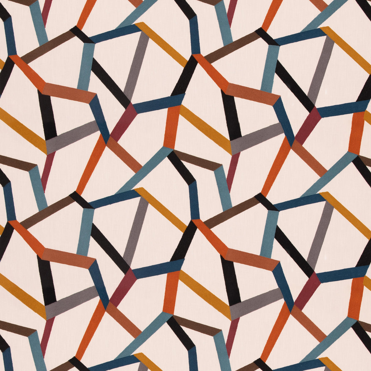 Mulberry BELTANE TEAL/SPICE Fabric