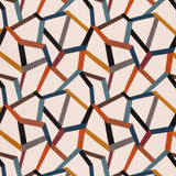 Mulberry BELTANE TEAL/SPICE Fabric