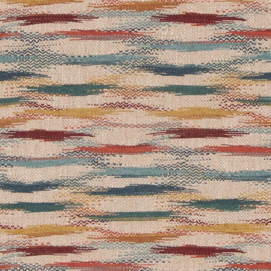 Mulberry FELBRIGG TEAL/SPICE Upholstery Fabric