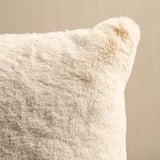 Schumacher Birch 20" x 20" Timberline Faux Fur Pillow