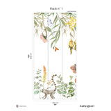 Papermint Alice Pack 1 in Green Wall Mural
