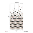 Papermint Alma Pack 1 in Black Wall Mural