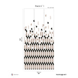 Papermint Alma Pack 1 in Black Wall Mural