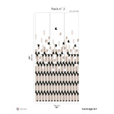 Papermint Alma Pack 2 in Black Wall Mural