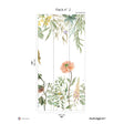 Papermint Alice Pack 2 in Green Wall Mural