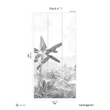 Papermint Amazonia Pack 1 in Gray Wall Mural