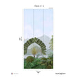 Papermint Amazonia Pack 2 in Blue Wall Mural