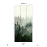 Papermint Boreal Pack 1 in Green Wall Mural