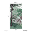 Papermint Bretagne Pack 1 in Green Wall Mural