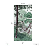 Papermint Bretagne Pack 1 in Green Wall Mural