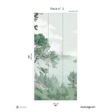 Papermint Bretagne Pack 2 in Green Wall Mural