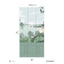 Papermint Bretagne Chair Rail With Faux Wainscoting Pack 2 in Green Wall Mural
