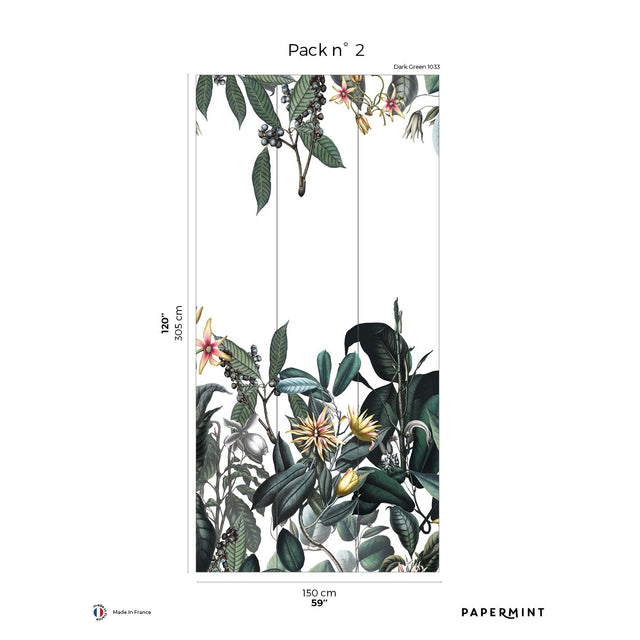 Papermint Cali Pack 2 in Green Wall Mural