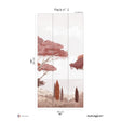 Papermint French Riviera Pack 2 in Red Wall Mural
