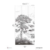 Papermint Wild Coast Pack 1 in Gray Wall Mural