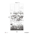 Papermint Wild Coast Pack 3 in Gray Wall Mural