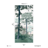 Papermint Crozon Pack 1 in Green Wall Mural