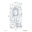 Papermint Divine Pack 2 in Navy Wall Mural