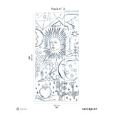 Papermint Divine Pack 2 in Navy Wall Mural