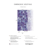 Veer Decor Botanical Imprint Pack 1 in Navy Wall Mural