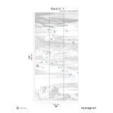 Papermint Soaring Pack 1 in White Wall Mural