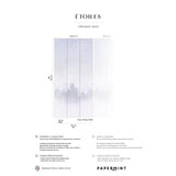 Veer Decor Starlights Pack 1 in White Wall Mural