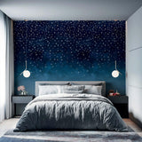 Veer Decor Starlights Pack 1 in Navy Wall Mural
