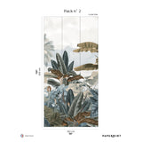 Papermint Exotic Pack 2 in White Wall Mural