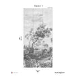 Papermint Fontainebleau Pack 1 in Gray Wall Mural