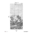 Papermint Fontainebleau Pack 2 in Gray Wall Mural