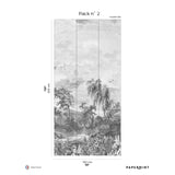 Papermint Fontainebleau Pack 2 in Gray Wall Mural