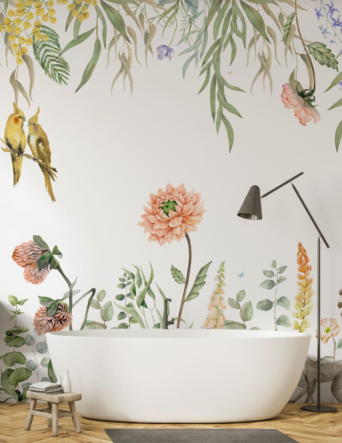 Veer Decor Alice Pack 1 & 2 in Green Wall Mural