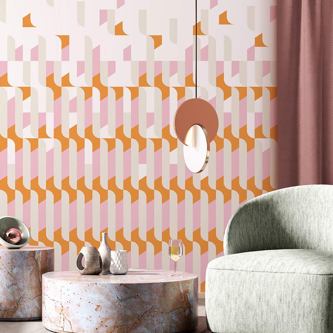 Veer Decor Alma Pack 1 & 2 in Pink Wall Mural