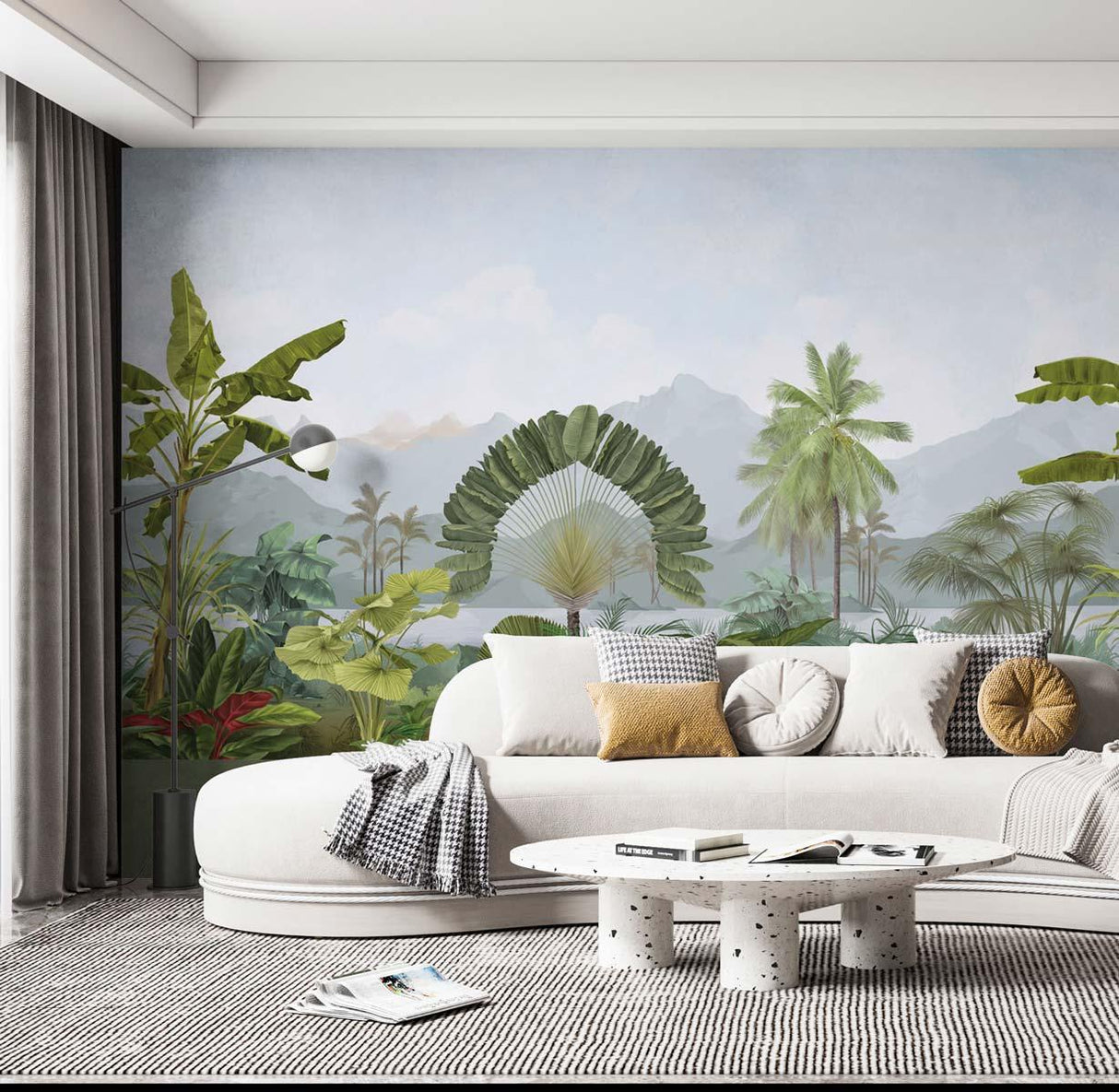 Veer Decor Amazonia Pack 1, 2 & 3 in Blue Wall Mural