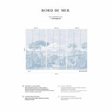 Papermint By the Sea Pack 1, 2 & 3 in Blue Wall Mural