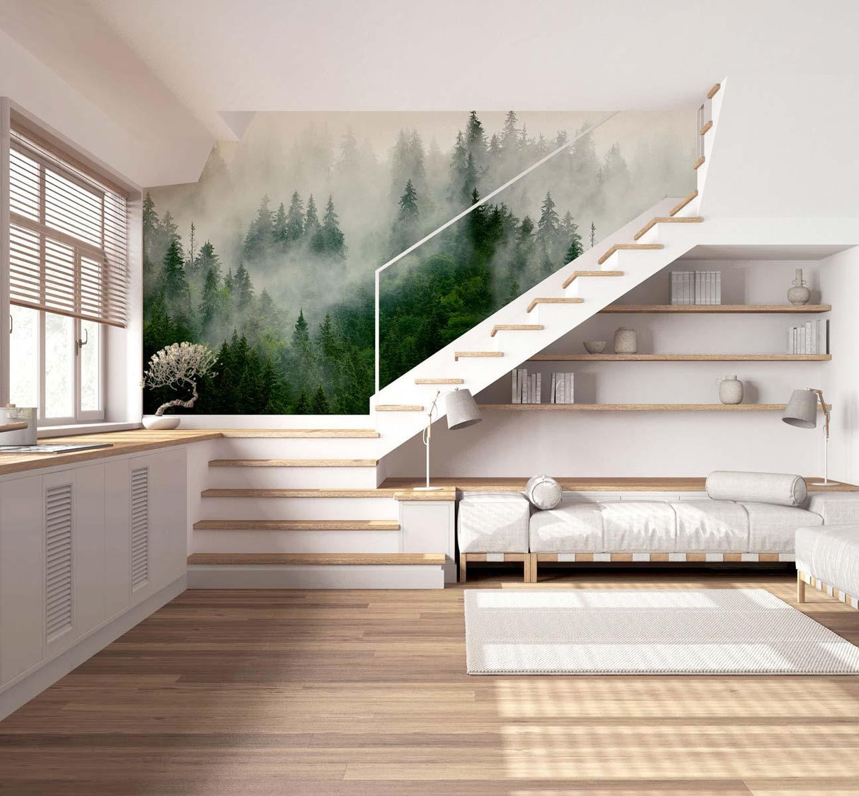Veer Decor Boreal Pack 1 & 2 in Green Wall Mural