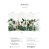 Papermint Borno Pack 1, 2 & 3 in Green Wall Mural