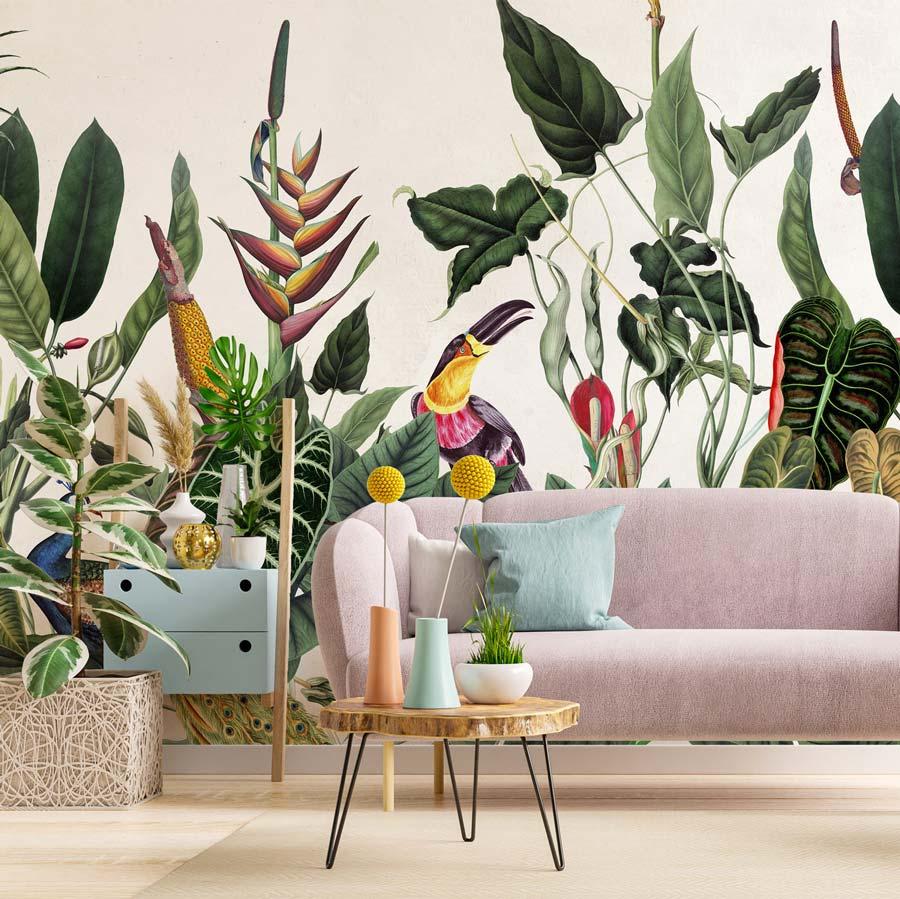 Papermint Bornéo Pack 1, 2 & 3 in Green Wall Mural