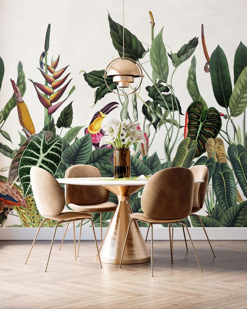 Papermint Bornéo Pack 1, 2 & 3 in Green Wall Mural