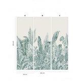 Papermint Botanic Pack 1 & 2 in Green Wall Mural